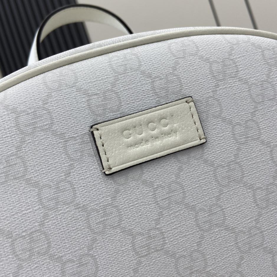 Mini borsa a tracolla Gucci zaino GG medio con firma GG