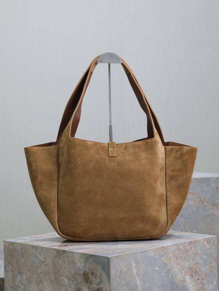 Borsa hobo borsa shopping Bea in pelle scamosciata SAINT LAURENT