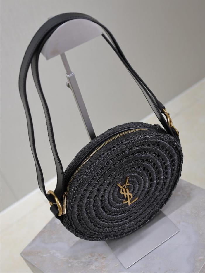 Borsa tonda intrecciata SAINT LAURENT