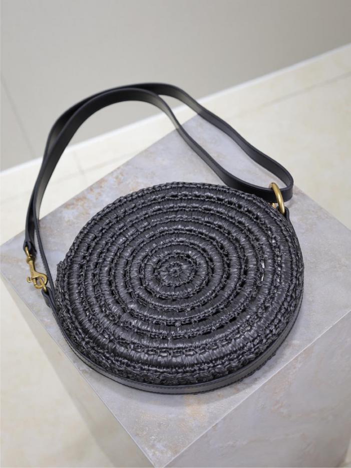 Borsa tonda intrecciata SAINT LAURENT