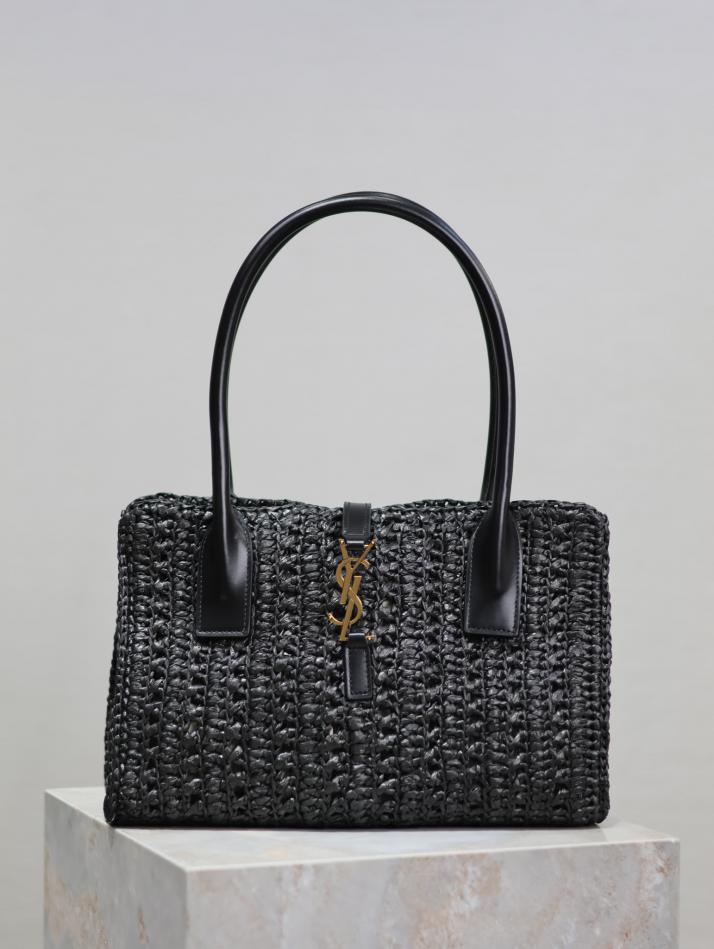 SAINT LAURENT borsa intrecciata portatile