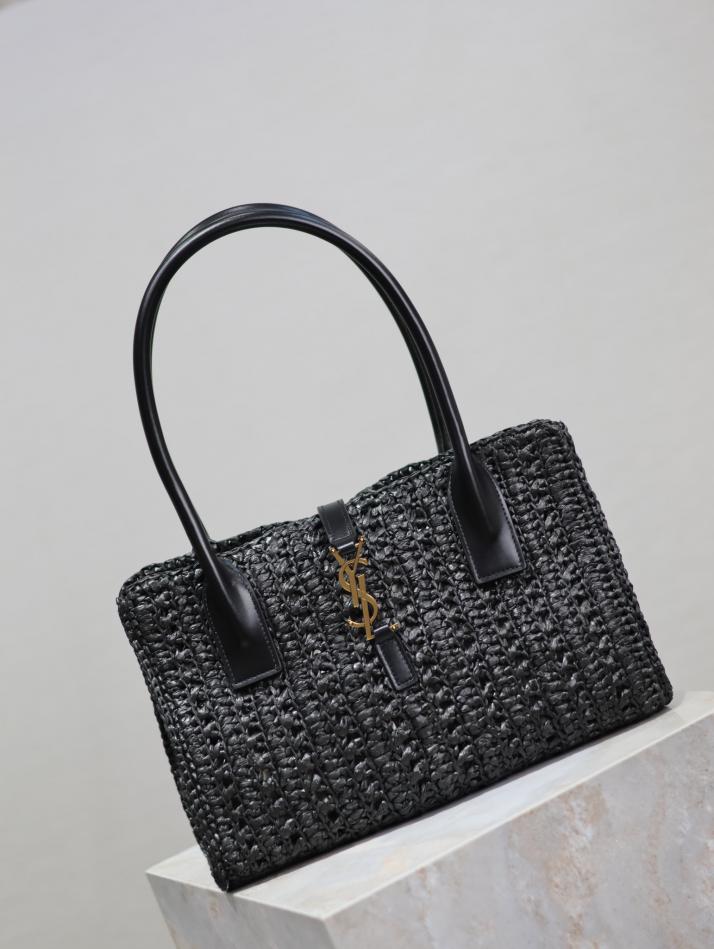 SAINT LAURENT borsa intrecciata portatile