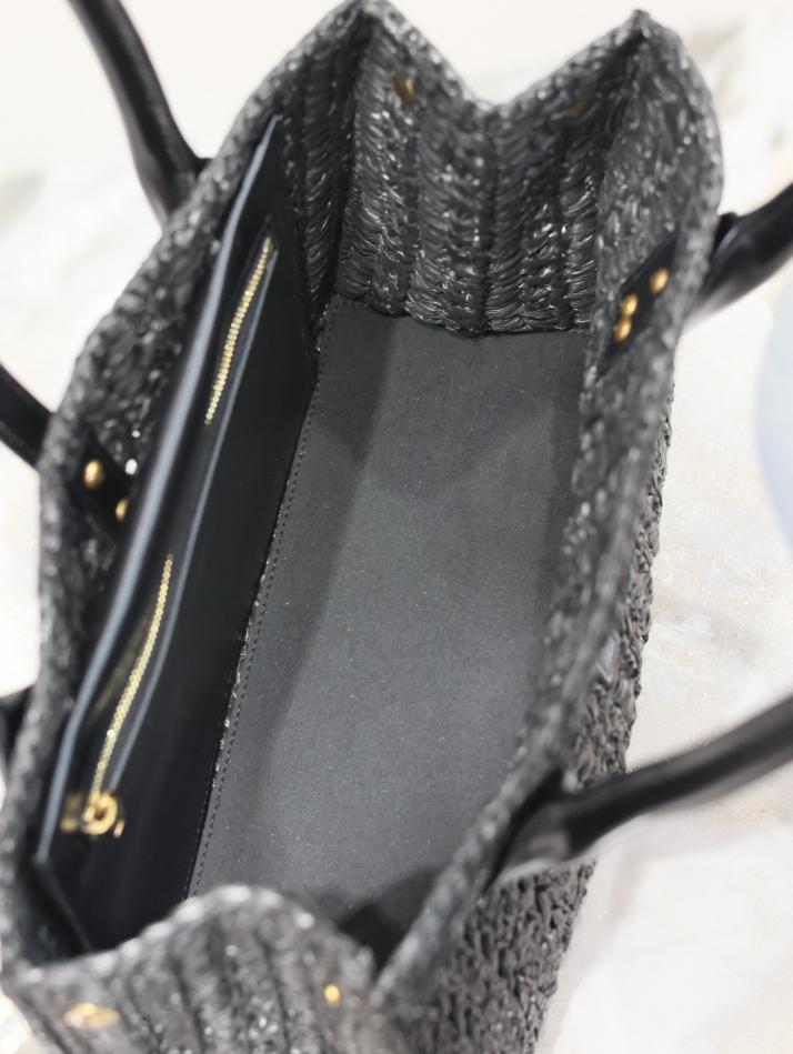 SAINT LAURENT borsa intrecciata portatile