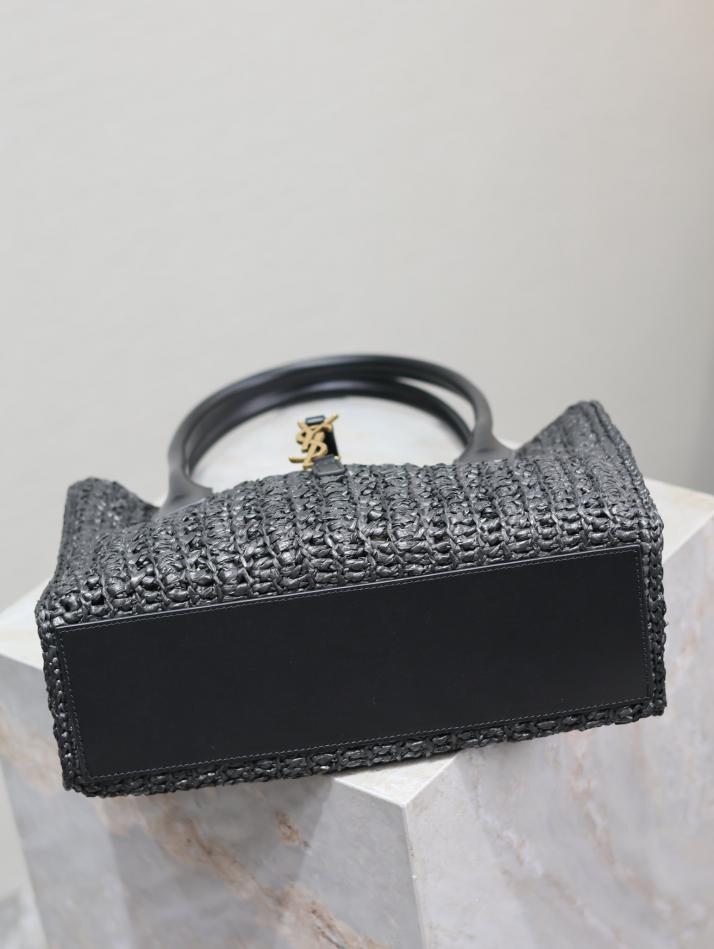SAINT LAURENT borsa intrecciata portatile