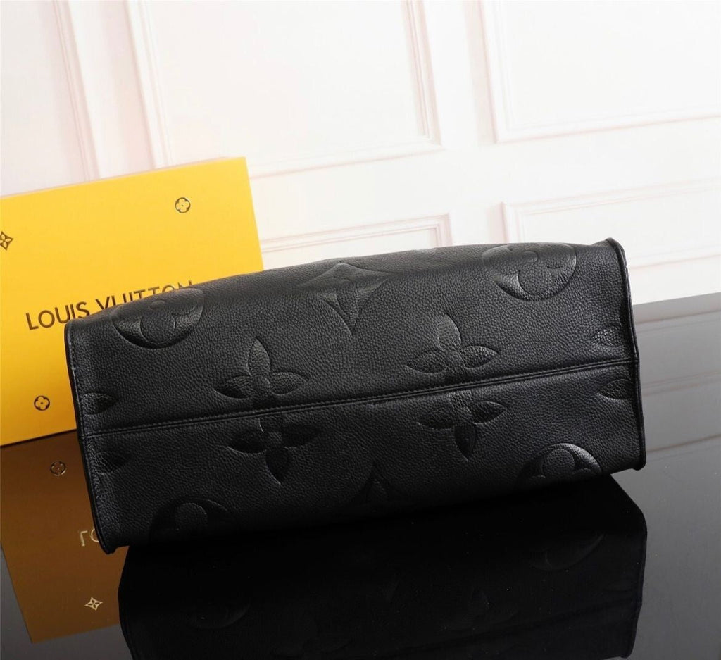 Louis Vuitton OnTheGo MM in Pelle Monogram Empreinte - Nero
